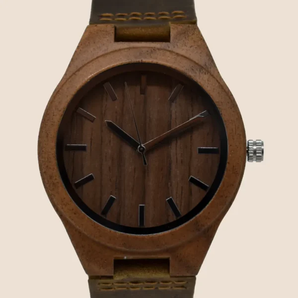 Wood watch in walnut Fiordland